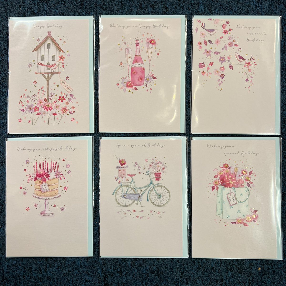 New range of #birthdaycards from <a href="/PaperRoseCards/">Paper Rose</a> now in store, a great range of cards all printed in the uk too 🇬🇧🇬🇧🇬🇧. <a href="/SevernOffice/">SevernOffice 📝</a> <a href="/TheWiFiProject/">The WiFi Project Ltd</a> <a href="/bigtalluk/">John Banks Menswear</a> <a href="/Dollie1952/">Dorothy</a> <a href="/JohnnyOddSocks/">Johnny OddSocks</a> <a href="/AAAbbottStories/">A.A.Abbott</a> @InklessOnEtsy <a href="/laylakirtley/">Layla 😻</a> @PodcastBread <a href="/brummiesnet/">Brummies Networking</a> <a href="/brumandbeyond/">Brum and Beyond</a>