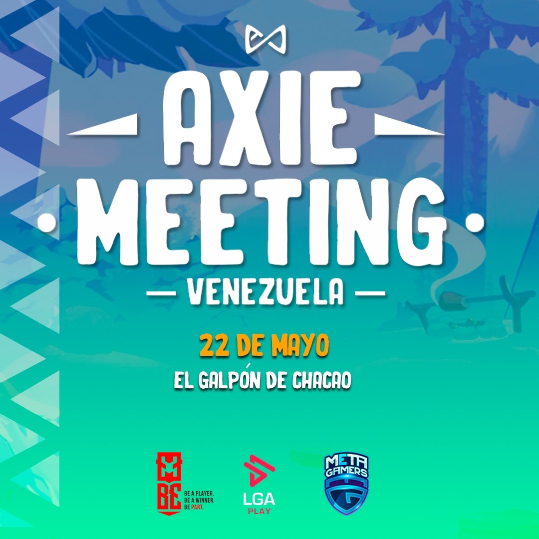 BlockEsportsLA's tweet photo. ¡Hey Lunacianos!

¡Llegó el momento de conocernos y encontrarnos!

Por eso en alianza con @LGAplay y @metagamerve te invitamos al primer evento que reunirá a toda la comunidad de #AxieInfinity en Venezuela en un solo lugar

¡El Axie Meeting Venezuela! 🔥

Abrimos hilo con info 🧵 https://t.co/LCsApJ3qB6