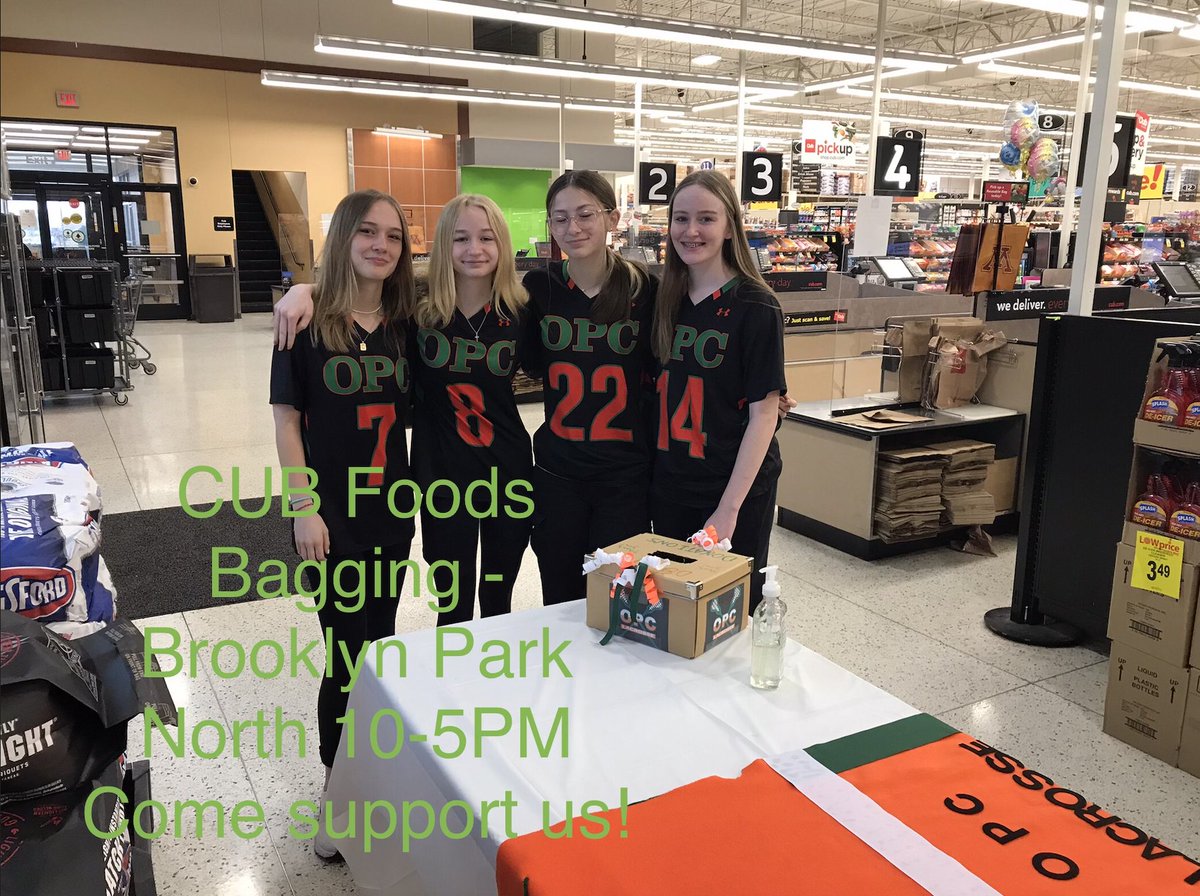 OPCLAX's tweet photo. Come get your groceries bagged by the Crocs at the Brooklyn Park Cub Foods today! https://t.co/6uoQNURFBw