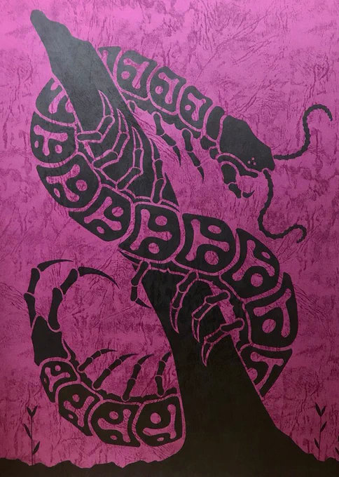 ボールペンで描いたムカデ
過去作 
