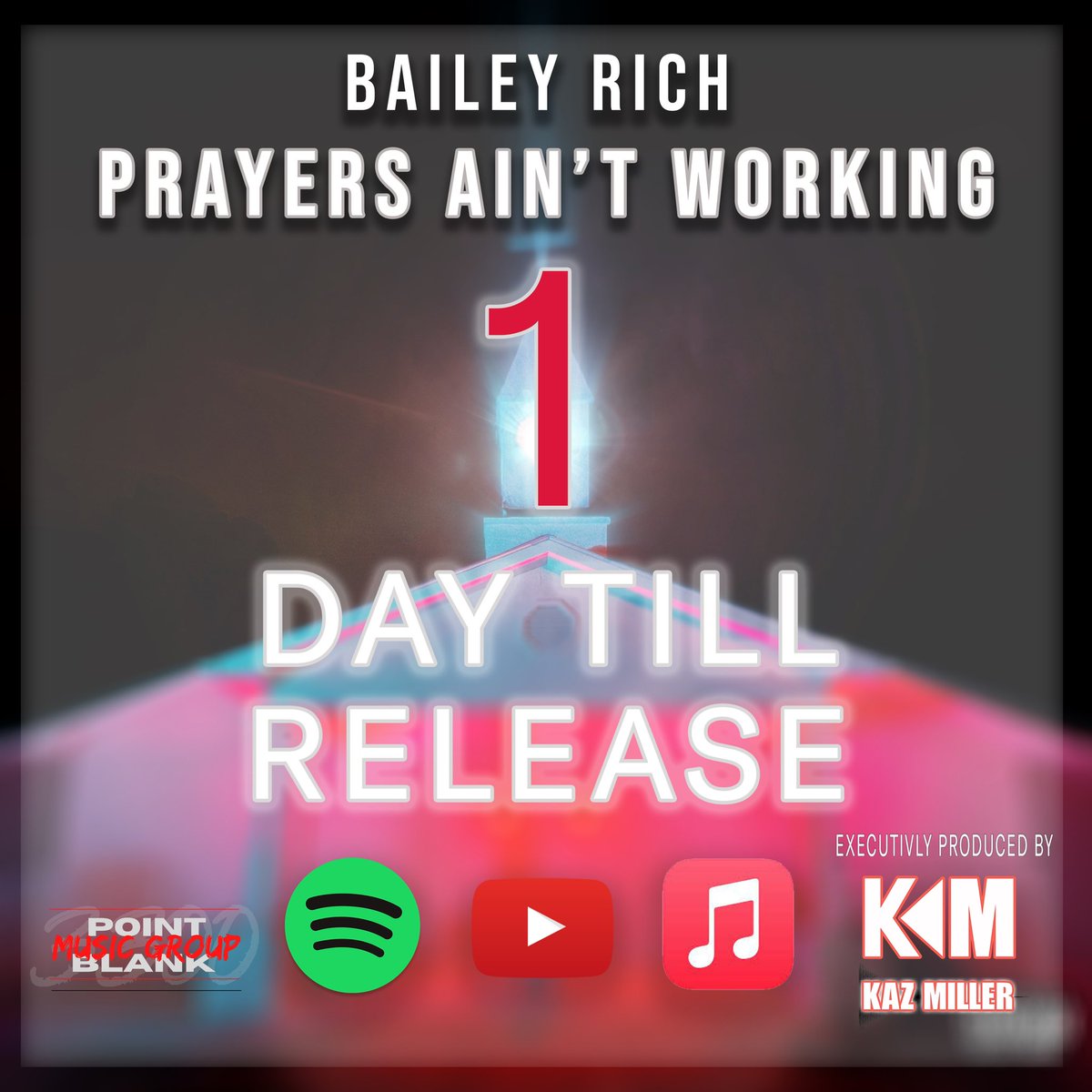 BaileyRichhh's tweet photo. Tonight my debut Album “Prayers Aint Working” 12 am. @ Midnight. https://t.co/6mJ8UGSNLM
