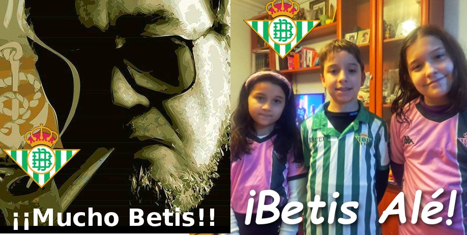 NachoFdezGavira's tweet photo. De padres a hijos, de abuelos a nietos. Dos gritos resuenan hoy en mi cabeza: desde el cuarto anillo, el clásico de mi padre… Y en mi casa, el que ahora han hecho suyo mis hijos. 
#MuchoBetis y #BetisAlé.
Tienes que ganar la #Copa2022. #VamosBetis!! https://t.co/bmrZBpQ8GT