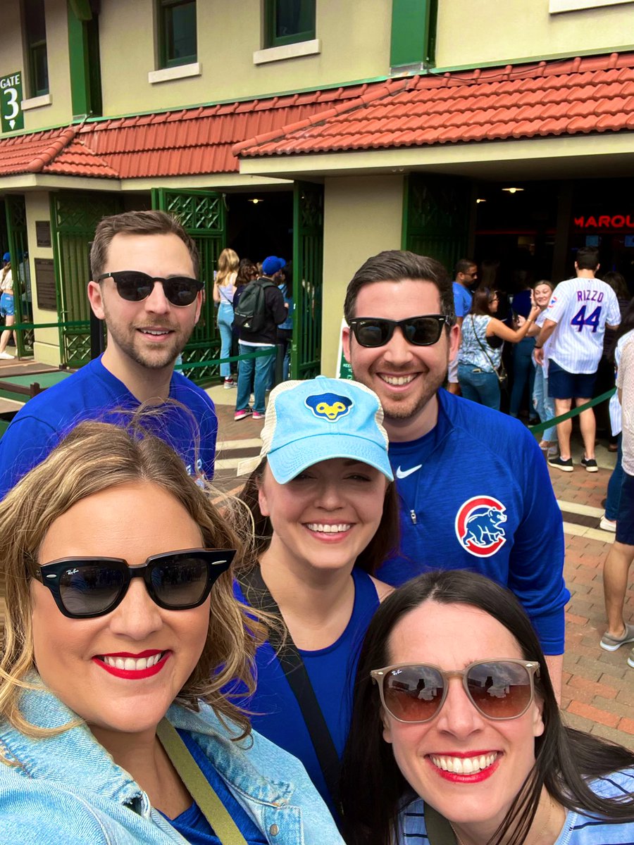 TheBrayJay's tweet photo. It’s great to be back at Wrigley Field to watch the @Cubs play ball—and give back to our @YMCAChicago community! https://t.co/sVwxZPTh9r