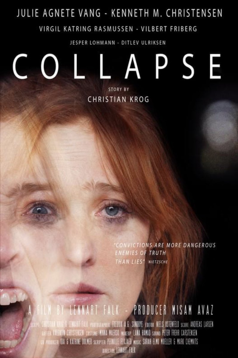 Official Selection Short Film 
Collapse dir. Lennart Falk
#shortfilm #officialselection #festival #independentfilmmaking #fun #passion #loveforfilm #Luton #May #filmspring