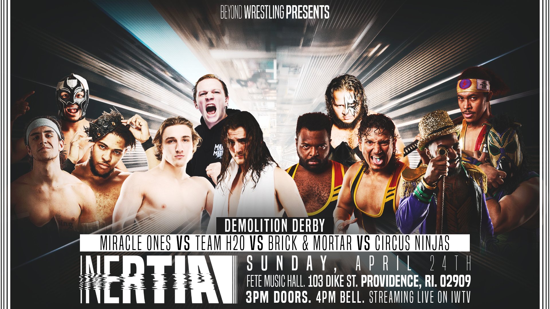 Beyond Wrestling on Twitter "4 teams of 3 wrestler. 2 ways to