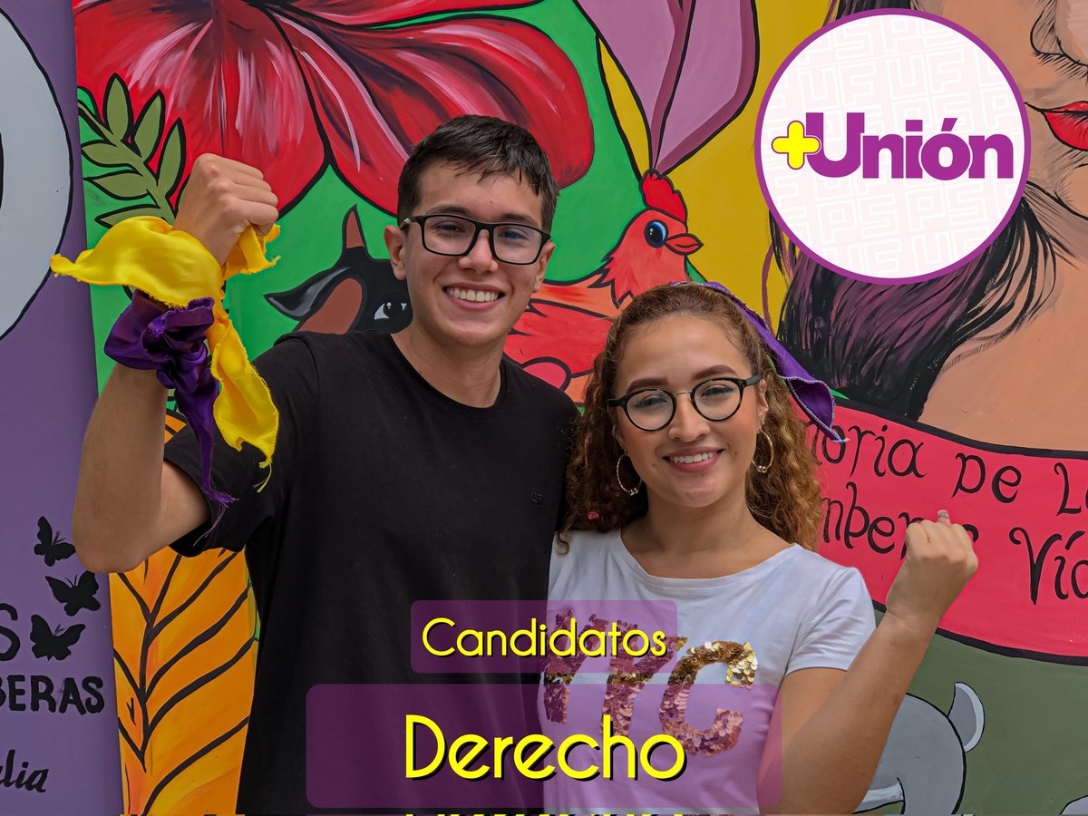 MasUnionUfpso's tweet photo. 💜Candidatos del programa de Derecho💛
. 
Julián Carrascal - Isys Echávez
.
#masunion #universidadfranciscodepaulasantander #derecho #vota #nortedesantander https://t.co/Crrm61ieCM