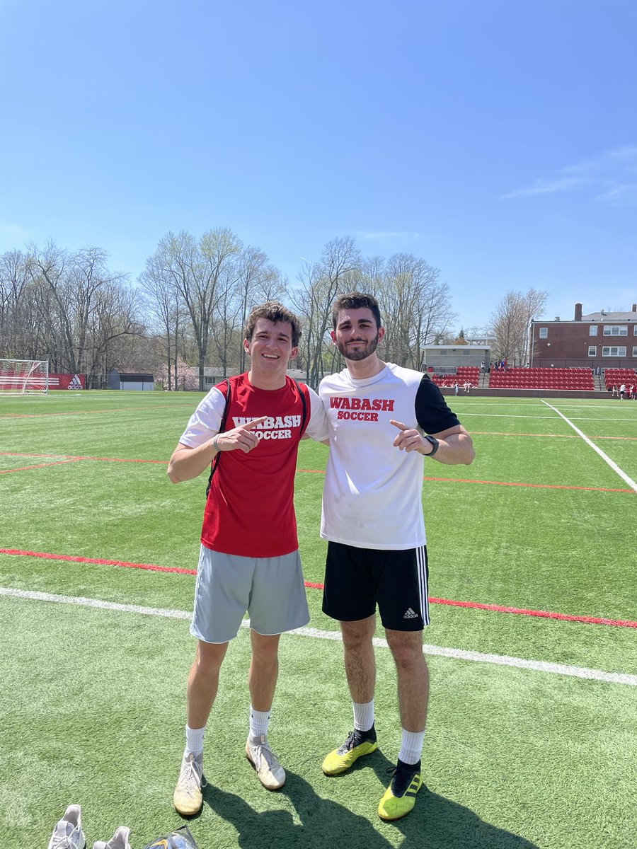 WabashSoccer's tweet photo. What a day.  Great Alumni day for the soccer program.  Pics coming soon, but we’ll kickoff w the unofficial winners of soccer tennis. https://t.co/gdHMabUOqI