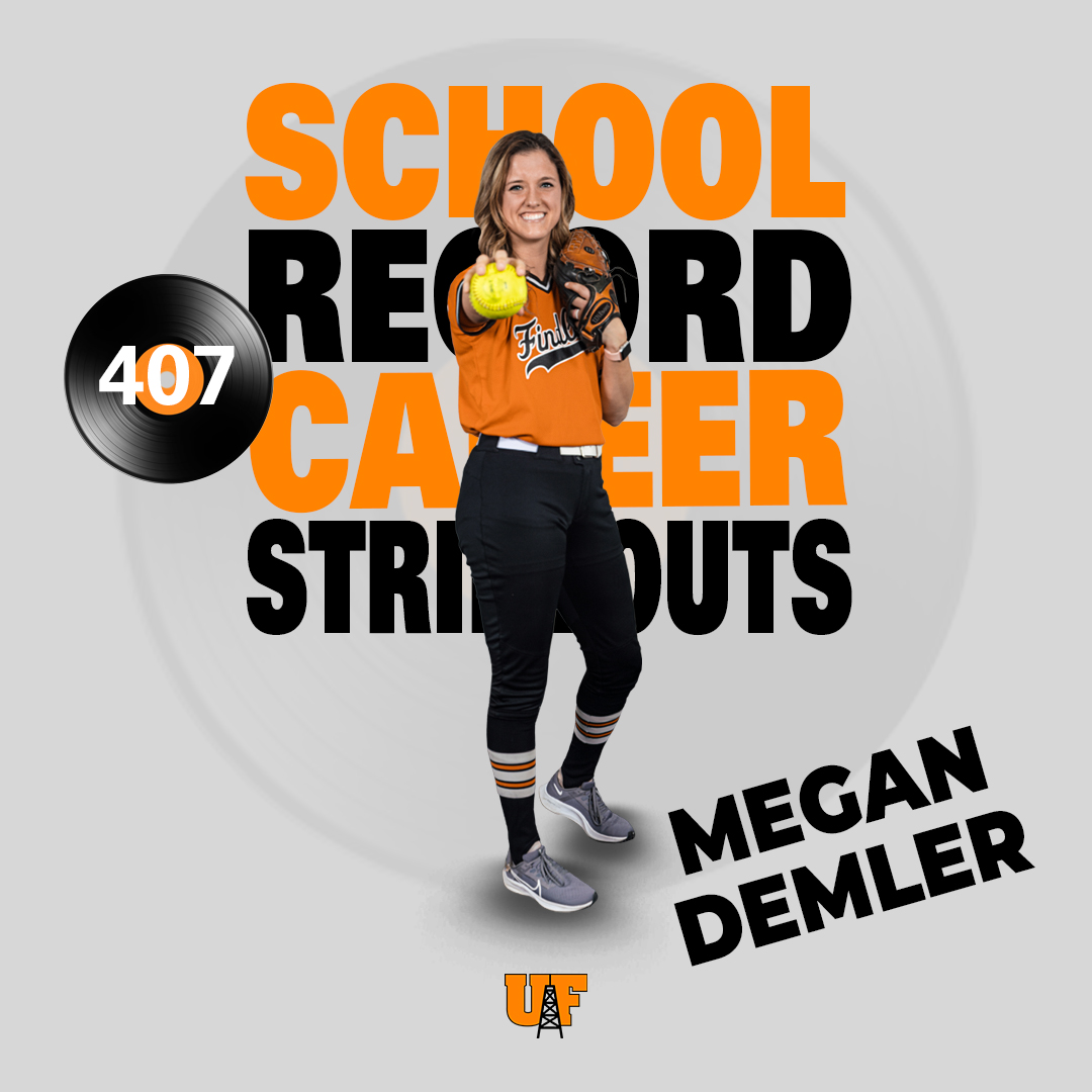 FindlayOilers's tweet photo. 🚨SCHOOL RECORD🚨

Megan Demler struck out 1⃣6⃣ in game 1 of the Oilers doubleheader at Lake Erie today to become Findlay's all-time strikeout leader.

Congratulations, Megan!!!

4⃣ 0⃣ 7⃣ CAREER K'S https://t.co/Gq8ZdtJHVP