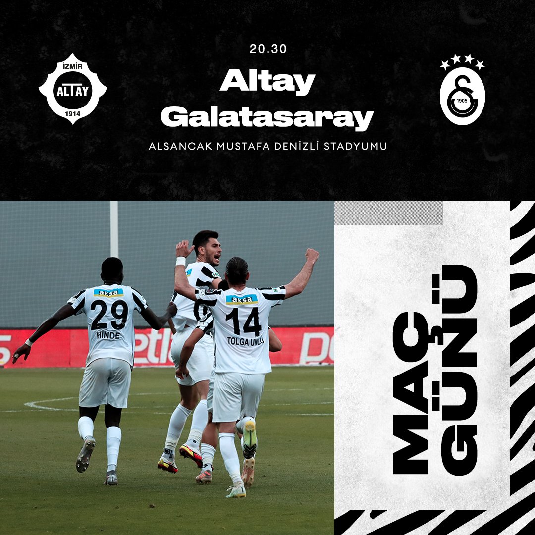 Altay'ın Galatasaray Maçı için hazırladığı görsel