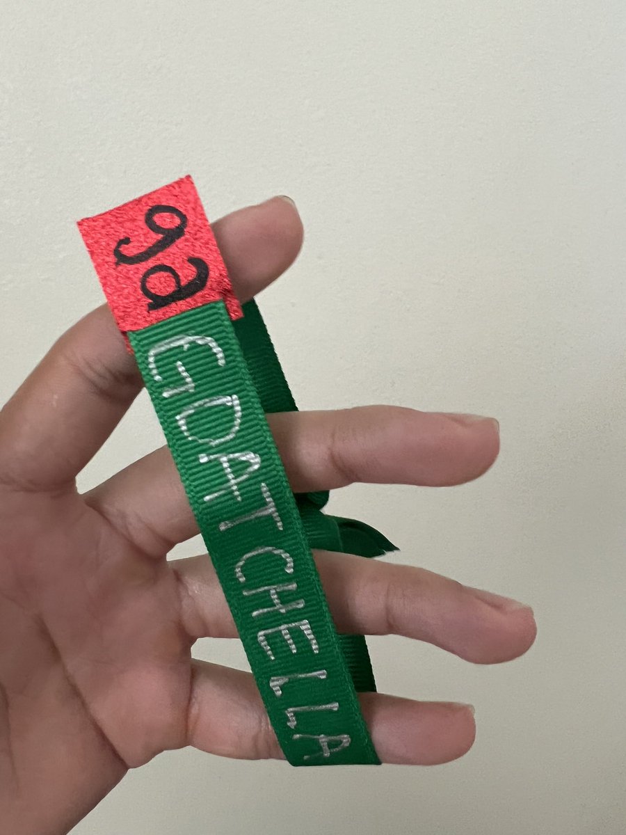Selling 1 GA Goatchella bracelet. $200 OBO. 🐐🏠