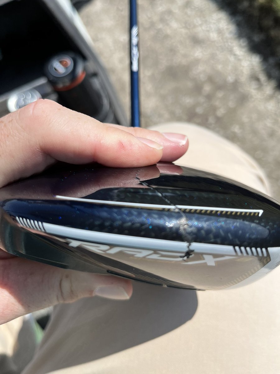 rothy79's tweet image. Hey @cobragolf, less then 15 rounds on this Radspeed X driver and the head is cracked, who should I contact?