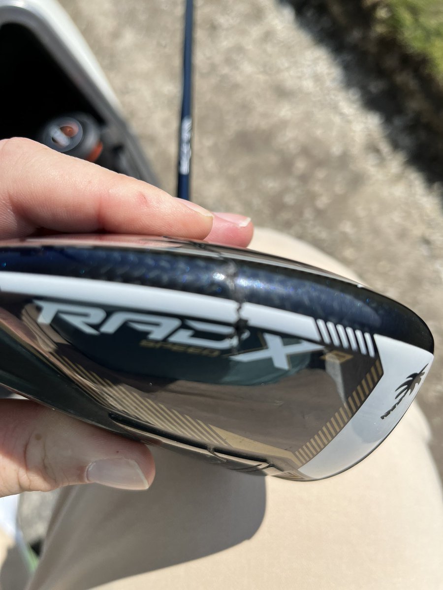rothy79's tweet image. Hey @cobragolf, less then 15 rounds on this Radspeed X driver and the head is cracked, who should I contact?