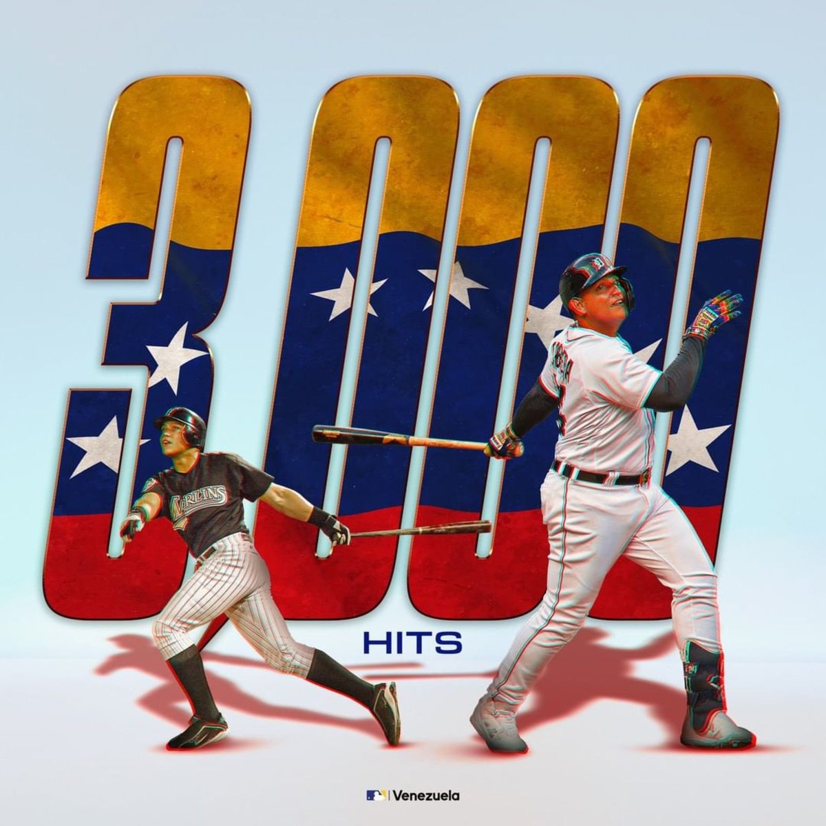 pazfreddy's tweet photo. Miguel Cabrera, un campeón, orgullo de Venezuela. #Hit3000MC https://t.co/yzDsK9RBzG