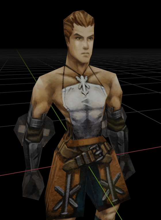XXICenturyArt's tweet photo. We have been working hard this week! 
The team is practicing with textures and we couldn't have chosen a better example to replicate 😋

#lowpoly #indiedev #VagrantStory https://t.co/ZDaAMvbXF7