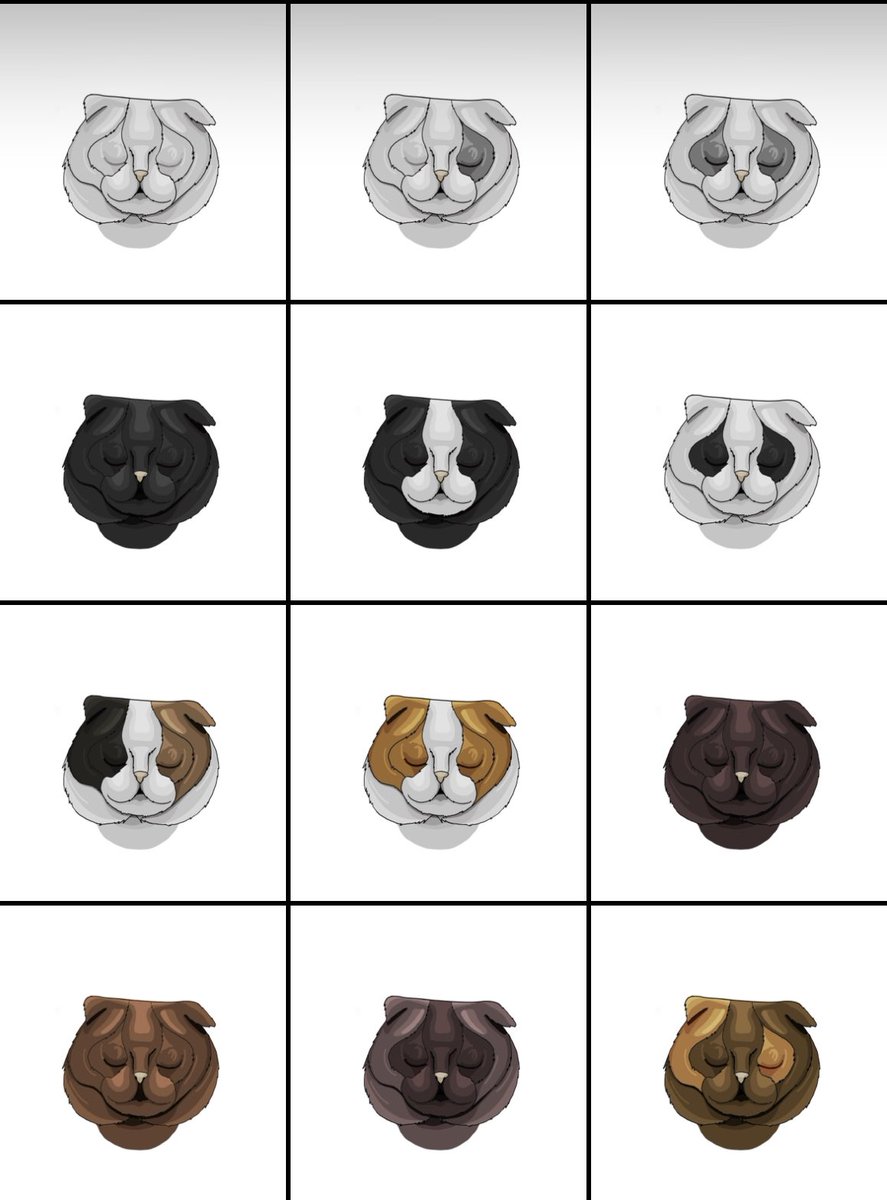 ThePachat's tweet photo. We are choosing the first colors of our cat's coat. 
Some colors will be rarer than others. 

Stay connected.

#nfts #nft #nftart #nftcommunity #nftcollector #nftartist #digitalart #cryptoart #art #ethereum #opensea #nftcollectors #blockchain #nftdrop #nftcollectibles #ThePachat https://t.co/BOPvpfj0sf