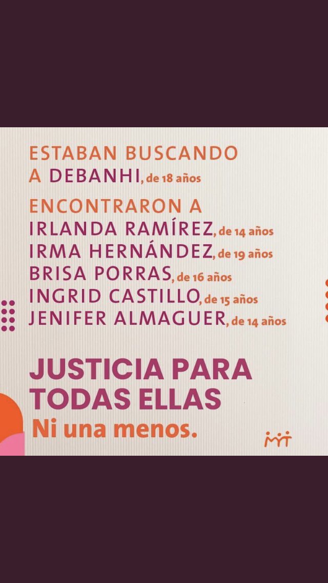 lazacarias's tweet photo. #méxicofeminicida #DebanhiEscobar https://t.co/sMqyTxhU0t