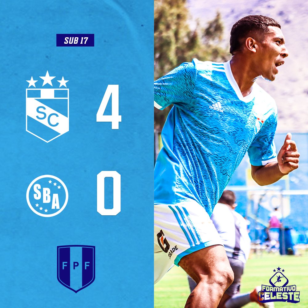 🏆 Torneo Élite Federación

➡️ Nuestra Sub 17 dirigida por Alberto Beingolea sumó un nuevo triunfo, se mantiene invicta tras derrotar 4-0 a 
Sport Boys.

¡VAMOS CELESTES! 💪🏼
¡Fuerza Cristal! 💙