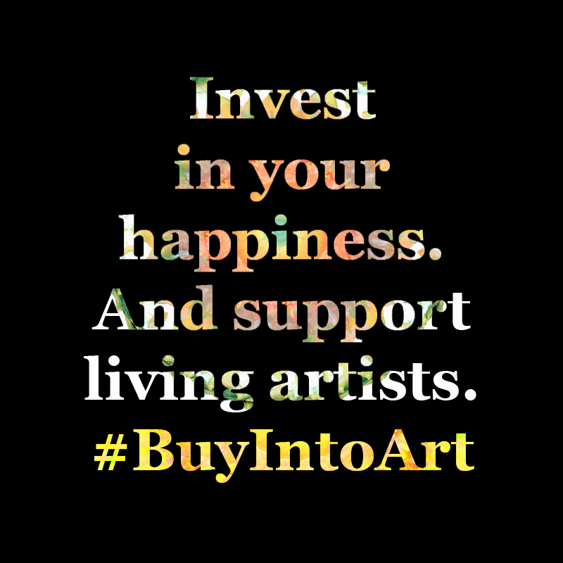 Art is an investment into beauty, your happiness, lifetime value and you can support living artists from around the World. #art #BuyIntoArt