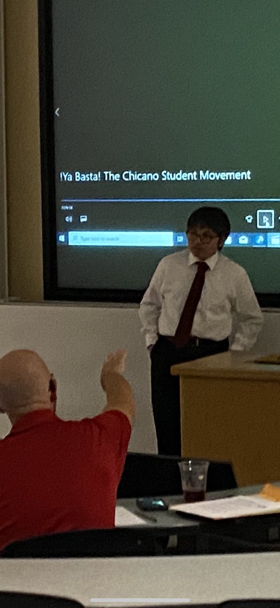 ChadAdvice's tweet photo. Our @iUniversityPrep students are done with their @NationalHistory presentations! Five projects and six student’s competing today! #teachingTexas @GCISD https://t.co/1hS2hMOgAU