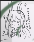落書きで描いたこのアヤベさんお気に入り 