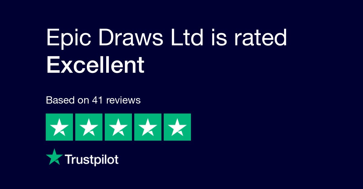 MyEpicDraw's tweet photo. We are now rated 4.8 by our customers on Trustpilot! https://t.co/gBSfot11V9 #trustpilot https://t.co/6rqFE5Jkgo