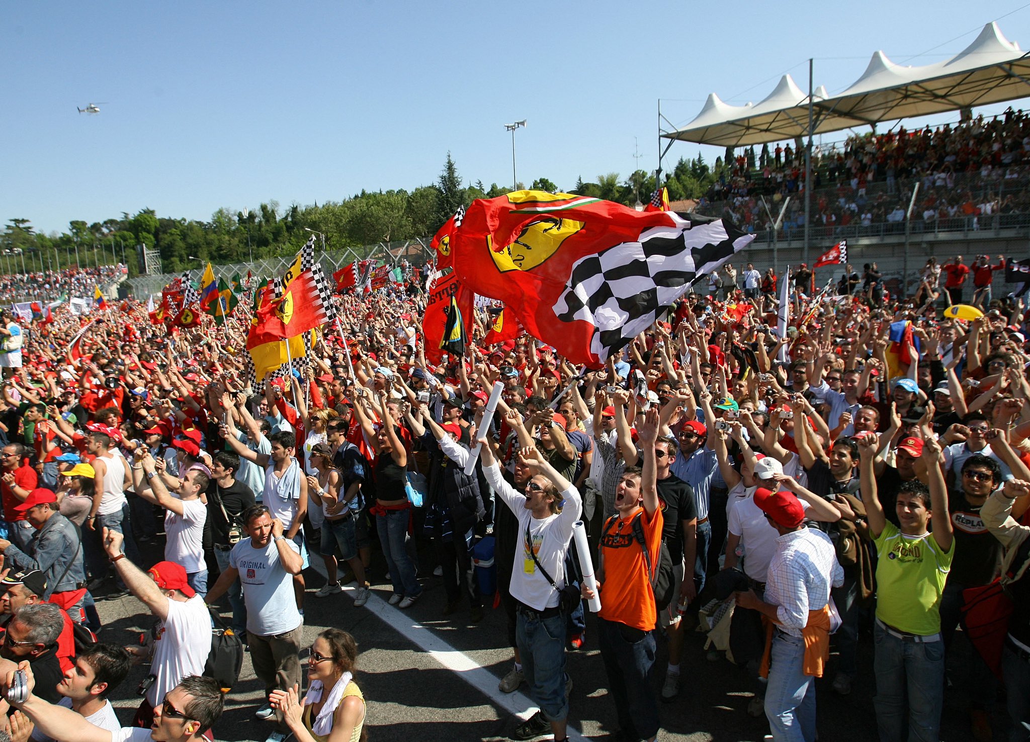 Michael Schumacher on Twitter: "Red celebration: beautiful memories ahead  of the @F1 GP in Imola tomorrow. #OTD in 2006, Michael wins the Imola GP.  It was the last time that a Ferrari