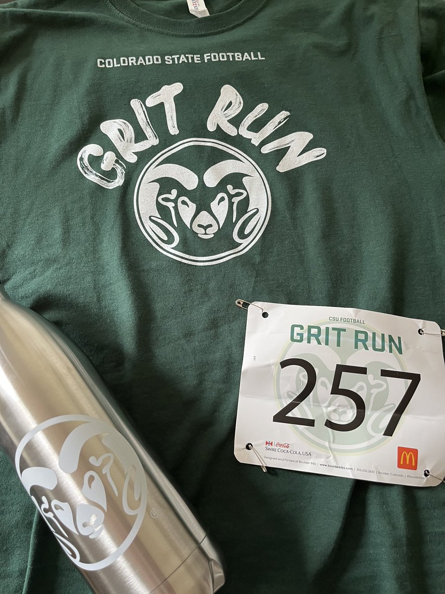 GidgetSwims's tweet image. Inaugural @CSUFootball Grit Run was so much fun! Love supporting @CF_Foundation and my Rams all at once. 💚💛💚#proudtobe