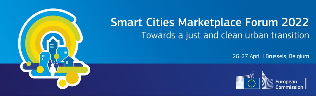 Have you registered for the Smart Cities Marketplace forum in Brussels yet? 

Join us to hear interesting penals with engaging speakers. 
Find out who the speakers are here 👉smart-cities-marketplace.ec.europa.eu/news-and-event…

There are three penals: political, innovation, and financial penal.