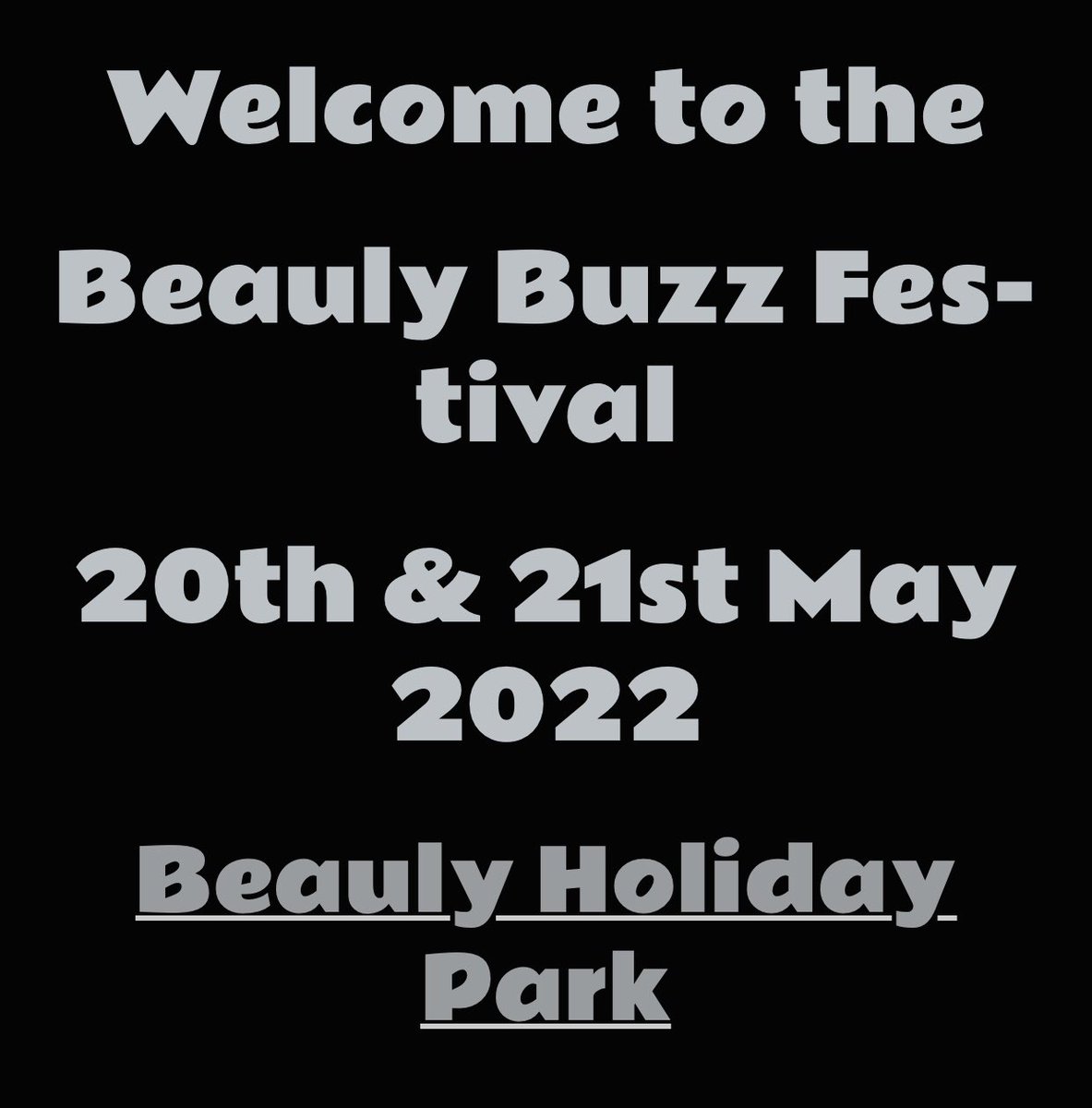 Check our website for ticket for 1 or 2 nights. beaulybuzz.scot. #festival #musicfestival #localevent #weekendvibes #liveevent #camping #beauly