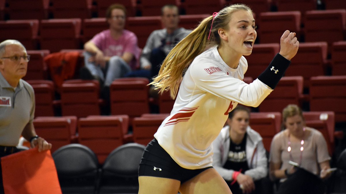 ScoutSportsDesk's tweet photo. #BESPYS Awards: Female Athlete of the Year

Hannah Thompson: 1st team all-MVC, broke BU all-time digs record
Tatum Koenig: 12.0 PPG, led team after Haack injury
Grace French: .304 AVG, 4 HR, 2.96 ERA, no-hitter
Nicola Jansen: 2x MVC Indoor Champion, MVC XC Fresh. of the Year https://t.co/3FA9pFsFPA