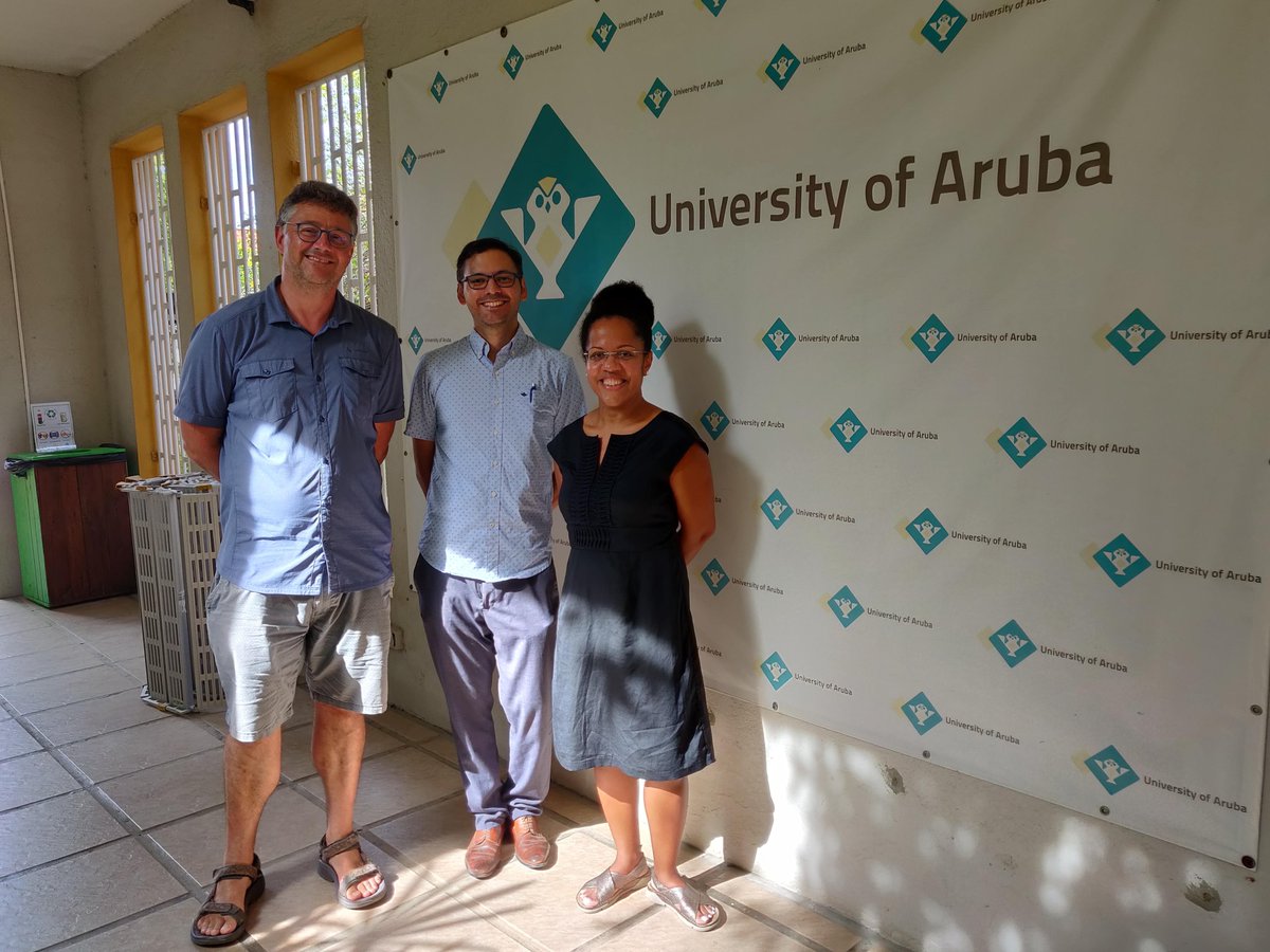 Bart Vanrumste (@bartvanrumste) on Twitter photo I'm happy that I was finally able to meet my Ph.D. student Francis Laclé and the copromotor Salys Sultan in person.
We are developing an IoT system used at the home of
Aruban patients to measure healthcare parameters.
<a href="/eMediaResearch/">eMedia Research Lab</a> <a href="/MijtsEric/">Eric Mijts</a> <a href="/FrancisLacler/">Francis Lacler</a> I'm happy that I was finally able to meet my Ph.D. student Francis Laclé and the copromotor Salys Sultan in person.
We are developing an IoT system used at the home of
Aruban patients to measure healthcare parameters.
<a href="/eMediaResearch/">eMedia Research Lab</a> <a href="/MijtsEric/">Eric Mijts</a> <a href="/FrancisLacler/">Francis Lacler</a>