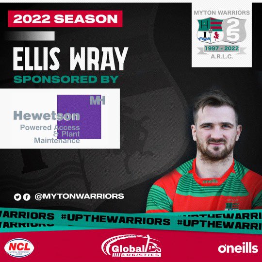 MytonWarriors's tweet photo. Today’s 2022 @OfficialNCL Division 1 Result:

@HullDockers1880 50 - 6 @MytonWarriors 

MOM: @EllisWray9 Ellis Wray 

Tough day at the office against a good team,few out injured,2 dropped out this morning then 12 men for 60 mins. 🏉❤️💚#UpTheWarriors #NCL2022 #Communityrl #25years https://t.co/xycRKwYWBL