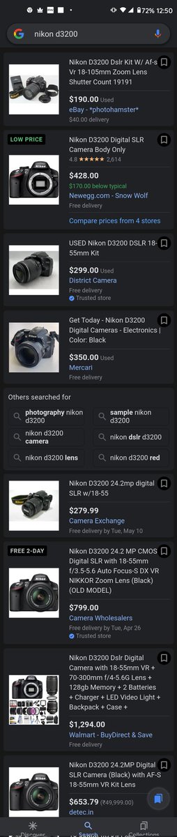 Ashesfall_'s tweet photo. Camera set $30
Golf set (clubs, bag, balls) $10
Idk shit about golf stuff but there is maybe 3dozen balls,15 clubs so it can't be cheap.
I love yardsales.
Included a Google search of the camera prices new and used online.
#yardsale #garagesell #trunksale https://t.co/hFN01Y6SYi