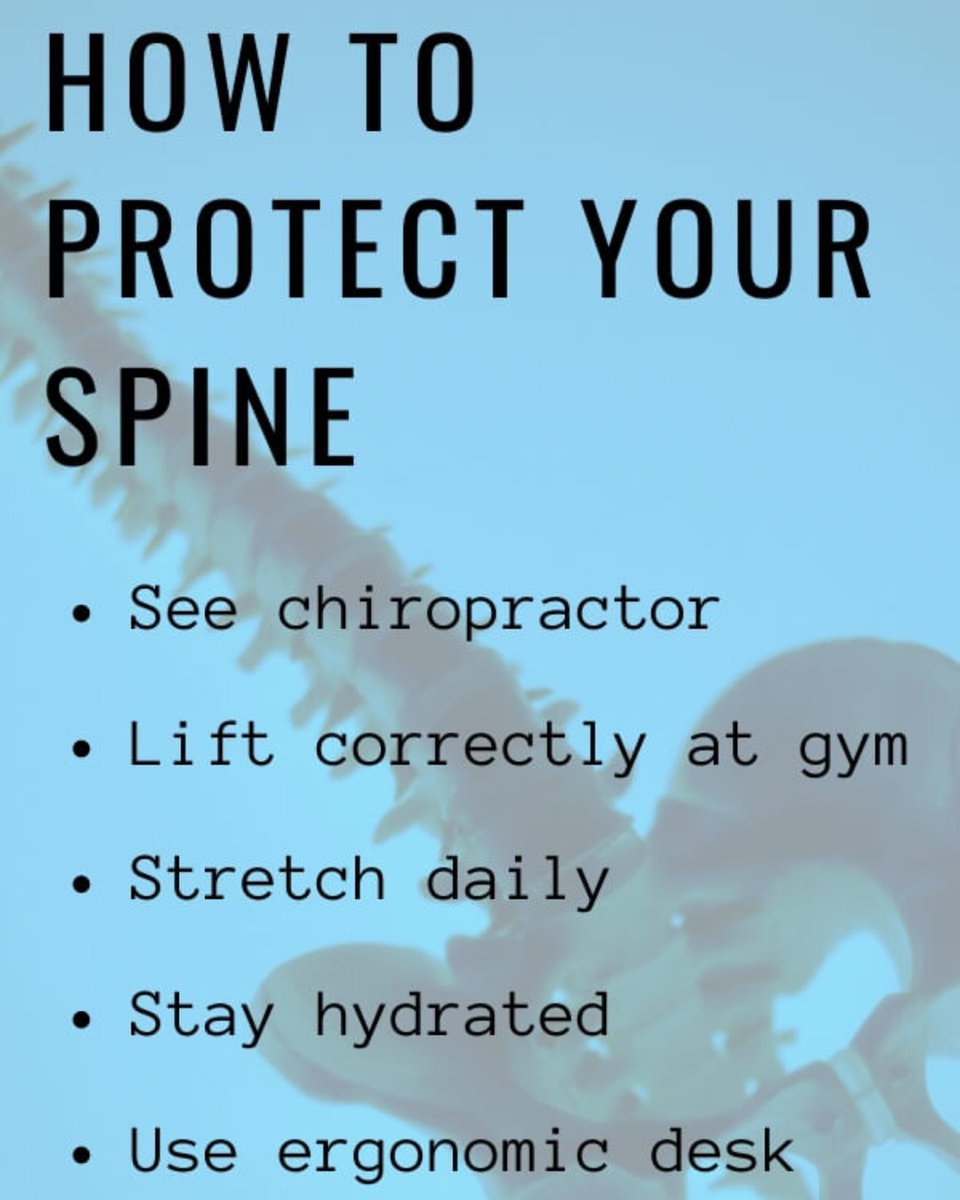 It's important for your spine to be in optimum shape. Let us help you take care of it.  

#CharlotteChiropractor #CharlotteNC #ChiropracticCare https://t.co/dSpakF3Xix