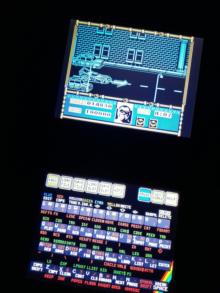 Exolon_ZX's tweet photo. Not really in a position to set up one of my #ZXSpectrum computers at the moment, so I'm opting for #ZXDS to mark #ZXSpectrum40 https://t.co/JTQfAa6GNZ