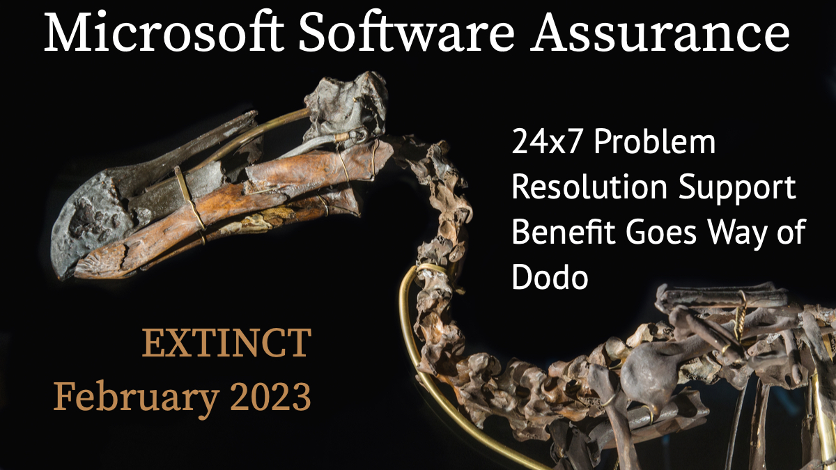 GoUSCloud's tweet image. Microsoft’s Software Assurance Benefit (SAB) of 24×7 Problem Resolution Support will become extinct in February 2023. See how this will impact your enterprise. uscloud.com/blog/microsoft… #microsoft #softwareassurance #unifedsupport