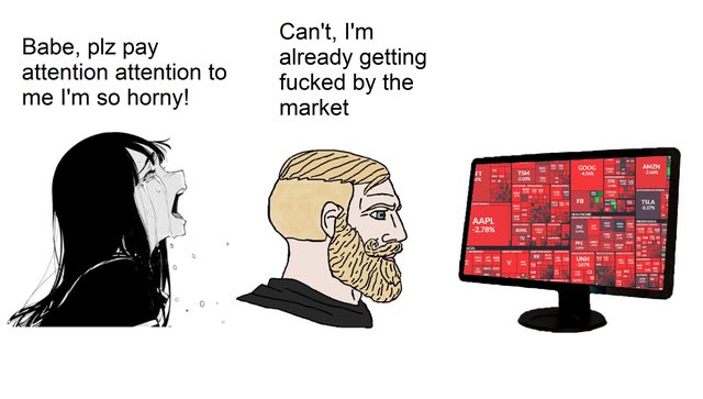 wallstmemes's tweet photo. You don’t need sex when you trade stocks https://t.co/NV0Bs7Fqvj