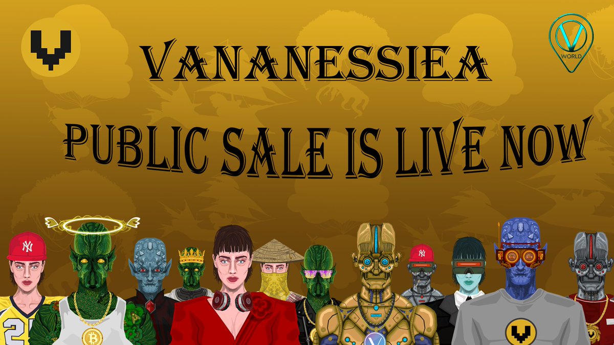 vananessiea's tweet photo. PUBLIC MINT IS NOW LIVE !! 🤩

JOIN US : https://t.co/2TRDGebuhG😍

$VET #VeChain #VeFam https://t.co/WyiCTtMLAR