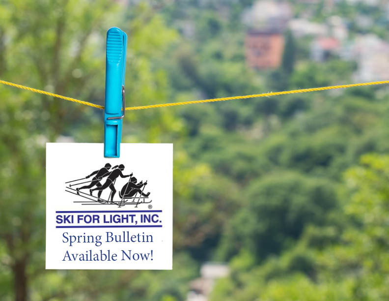 skiforlight's tweet photo. This season's hottest read: the SFL Spring Bulletin is out! Edited by Andrea Goddard, it's an informative and inspiring collection of updates and adventure tales from the Ski for Light community. Access electronic versions or subscribe on our website: https://t.co/bF1pwttsq4 https://t.co/faPZOg1Yd4
