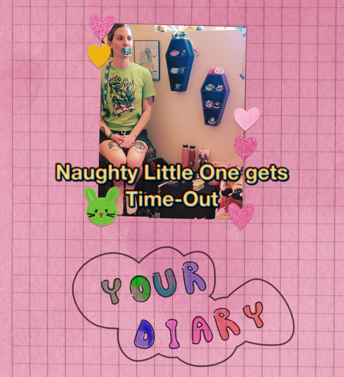 My #littleone <a href="/PetitUnEtChaton/">ᛞ𖤐𝕂𝕚𝕥𝕥𝕖𝕟 𝕒𝕜𝕒 𝔹𝕖𝕩𖤐ᛟ</a> gets timeout when she's naughty and bratty.  #submissive #dom #kinkytwt #kinkytime #genderfluid #pansexual  #daddydom #sub #naughty #bratty