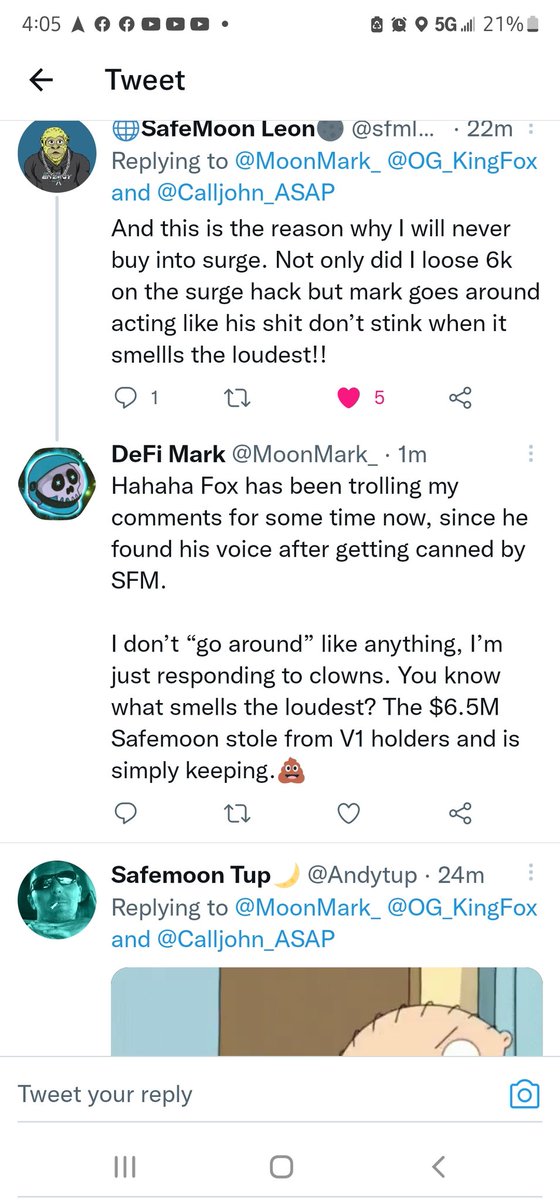 thecarpenter187's tweet image. #safemoonarmy guess who's starting problems @MoonMark_  .. u know the only people that buy into your projects is the #SAFEMOONARMY PLEASE DONT START SHIT THAT WILL GET YOUR PROJECT TO SINK... 🚨🚨BADLY🚨🚨
