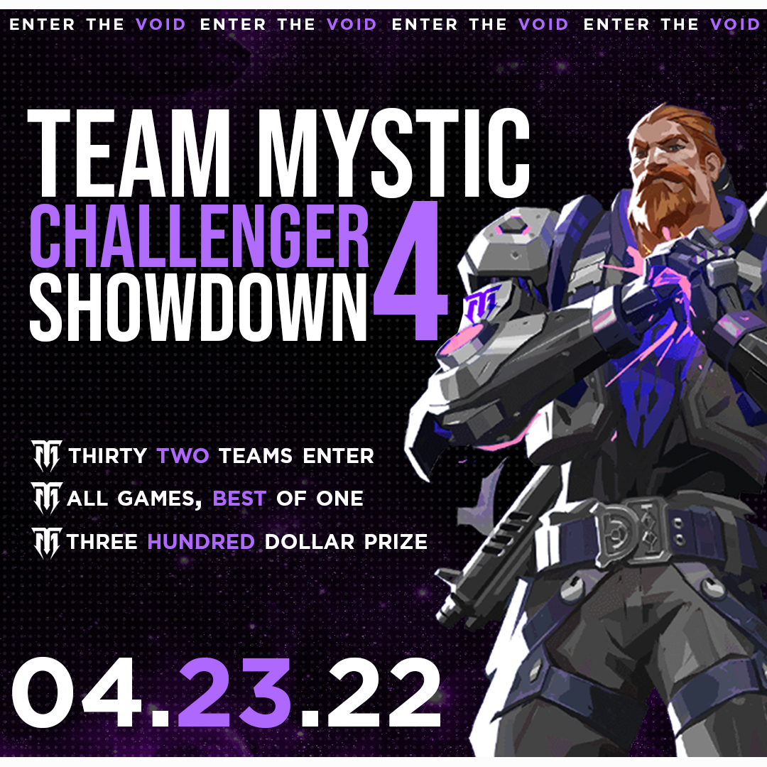 MysticGamingNA's tweet photo. T-minus 49 minutes until #MCS4
We're so excited! Join us and cheer on your favorite team fight for a $300 prize pool
📺https://t.co/6gL3oKKPNk
🎙️@SirMicKyyy & @strivecasts
🎥@0Phade0
💻@MagikMoony
🆘@ActionHank0
#EnterTheVoid https://t.co/2AV6JXIKAS