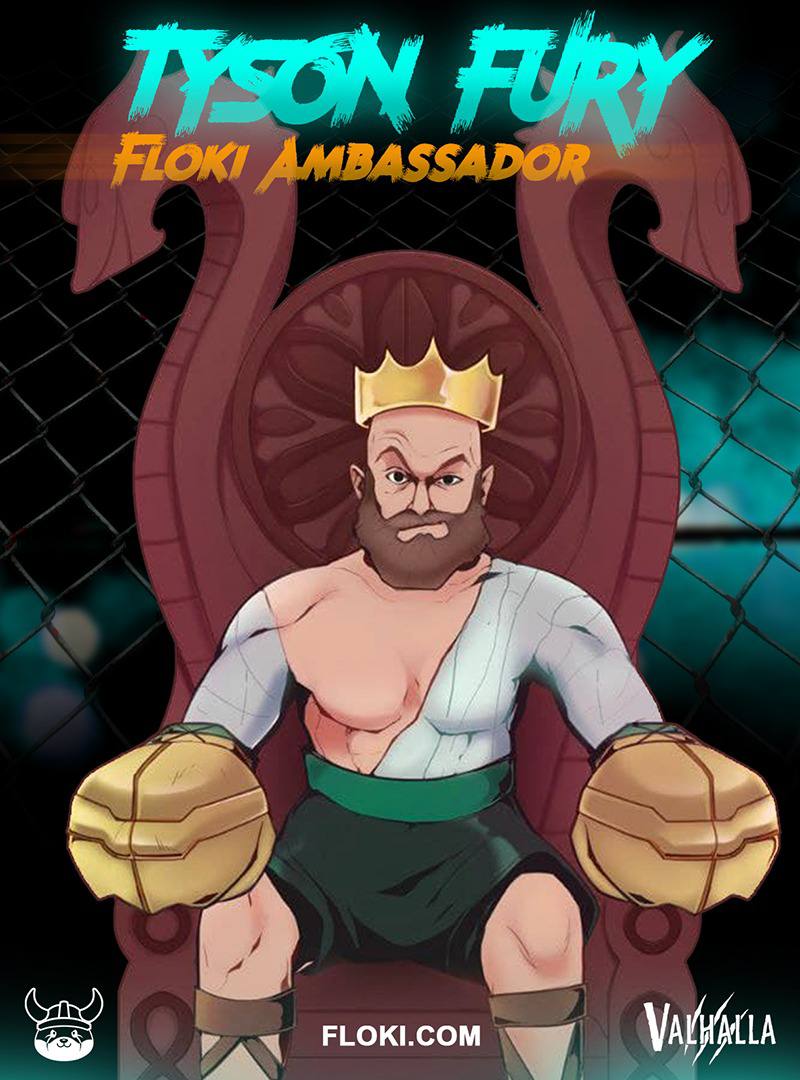 FLOKI's tweet photo. Congrats to undefeated #FlokiViking and #FLOKI ambassador @Tyson_Fury as he faces Dillian Whyte in the ring today! 

The Floki Vikings wish you a resounding Viking victory! https://t.co/uyArjQjR6k