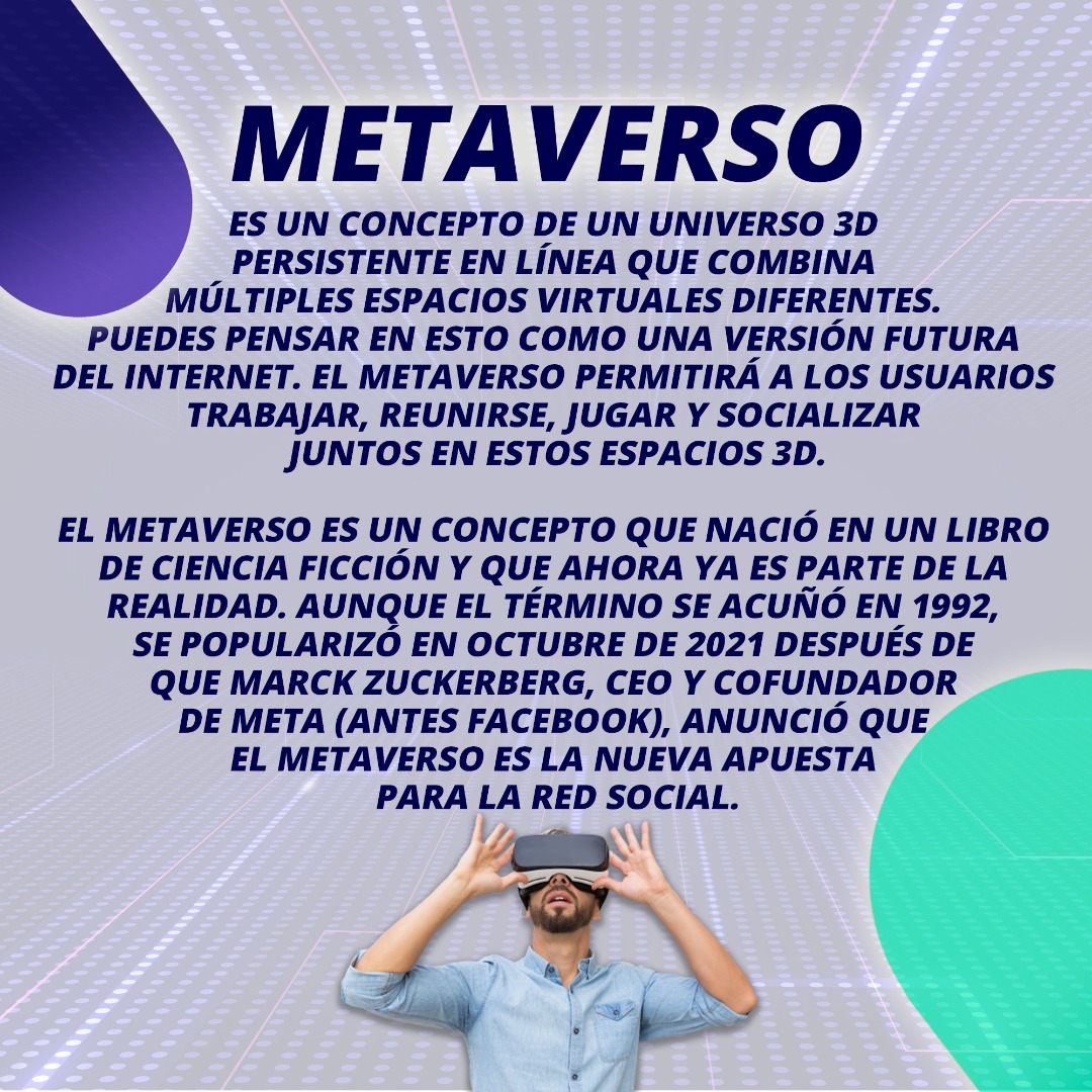 astonknights1's tweet photo. #Astonpedia
#Metaverso
Está compuesto generalmente por múltiples espacios virtuales tridimensionales, compartidos y persistentes, vinculados a un universo virtual percibido.
#UniversoVirtual #Web3 #AstonKnights https://t.co/CTQ3aVvX0t
