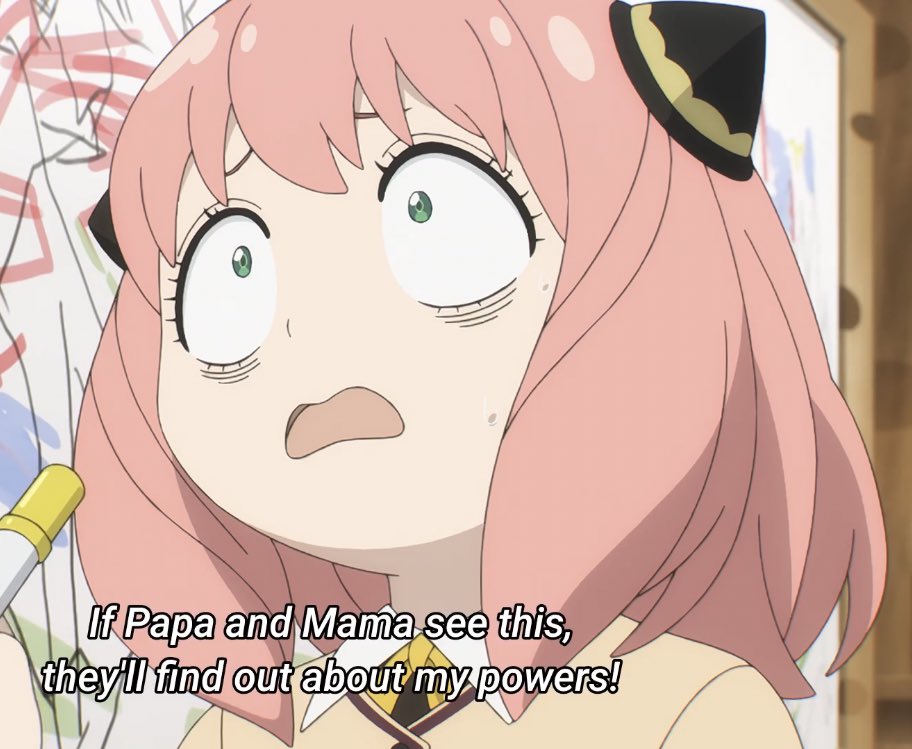 ill never get over anyas facial expressions theyre so good 😭