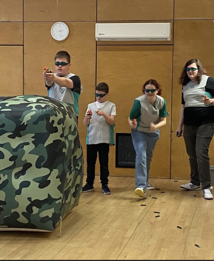 tourettescot's tweet photo. Fantastic open day in West Lothian Thanks to all who came along and made it such a success. Special thanks to Paul Stevenson and John Davidson MBE for their brilliant talks, Nigel, all the helpers and of course @FoamDartThunder , as always the Nerf war was a huge success! https://t.co/Qc2anc1KBe