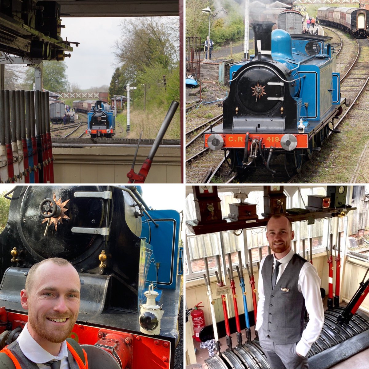 Dan_B93's tweet photo. A enjoyable day at the Battlefield Line being signalman for the first time this year.
#battlefieldline #steamtrain #railway #heritage https://t.co/Spzl6pMHy7