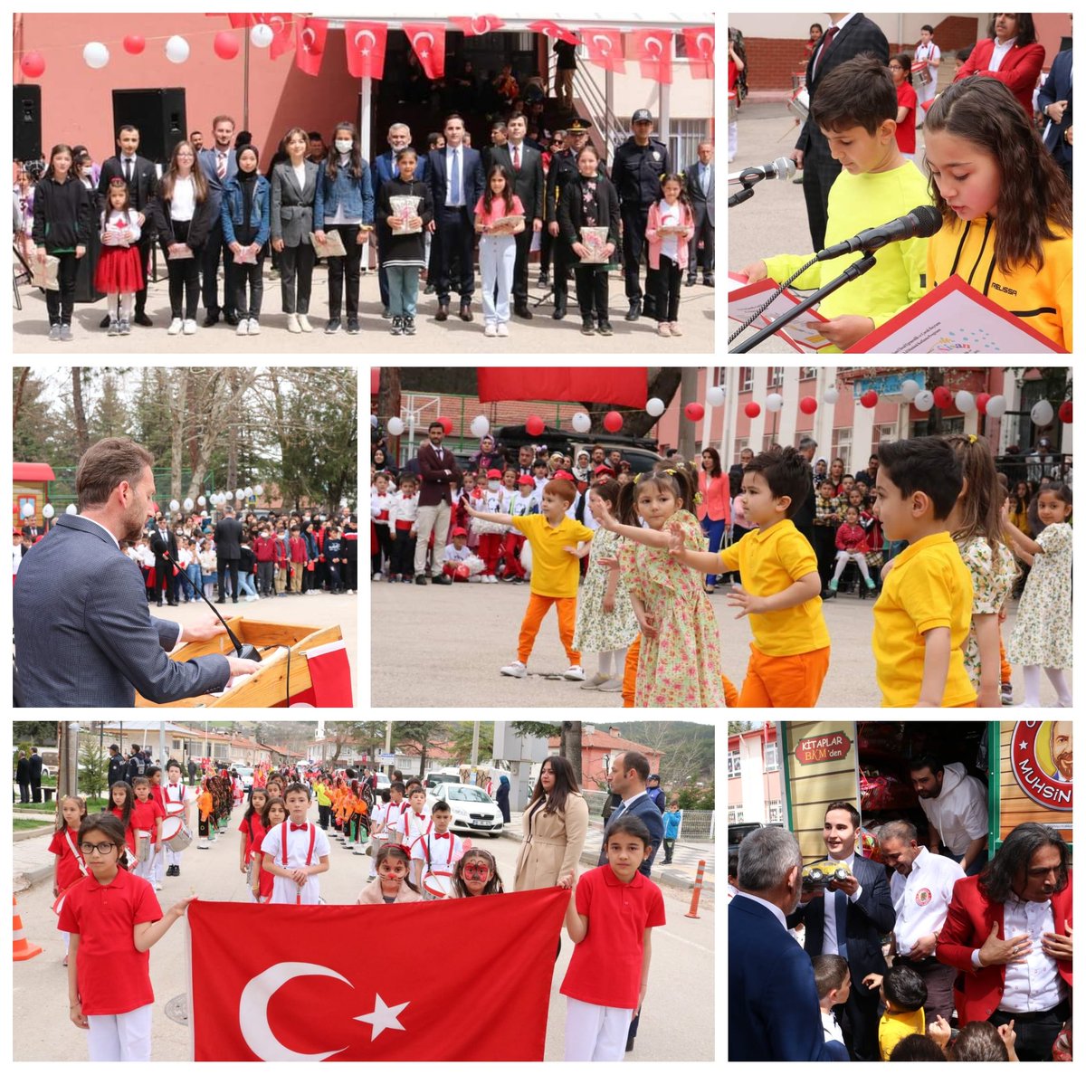 Sn Kaymakamımız, Belediye Başkanımız, İlçe protokolü ve Kelesli hemşehrilerimizin yoğun katılımıyla iki yıl aradan sonra açık alanda  gerçekleştirdiğimiz bayram kutlamasında emeği geçen tüm öğretmen arkadaşlarımızı ve öğrencilerimizi kutluyorum.. Milletçe nice bayramlara..