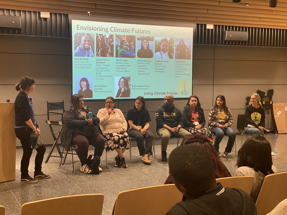 Lumbee wisdom getting dished out at MIT. 
🔥🔥🔥 #livingclimatefutures