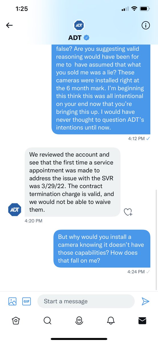 llisondevane's tweet photo. @ADT can I please have help getting this reasonably resolved? I’m at loss of words of how I should be fined for specifically requesting for audio/video recording and sold SVR cameras when you’re aware they do not have audio capability. https://t.co/snJc7g9YLb